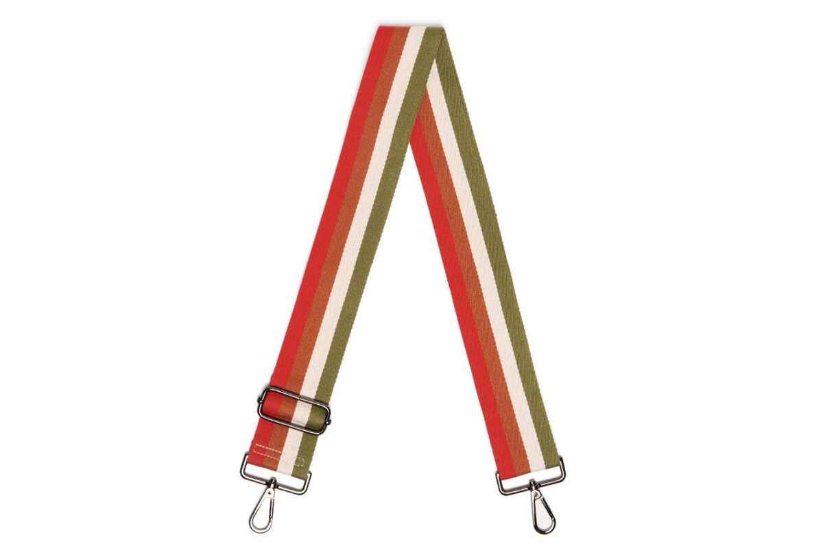 GH-01 Bag Strap - Green/Tan/White/Red