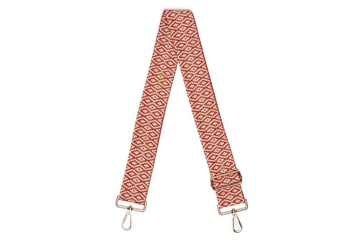 GH-09 Bag Strap - Boho Red